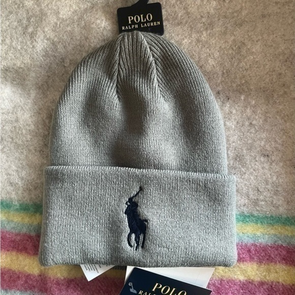 Polo by Ralph Lauren Grey Beanie - Picture 2 of 6